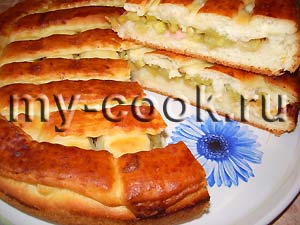 Пирог с ревенем