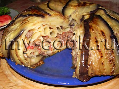Купол из баклажанов