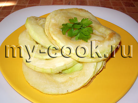 Кабачки жареные