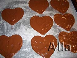 Десерт " Шоколадное сердце"